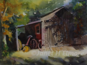 Georgetown Storage Watercolor Painting