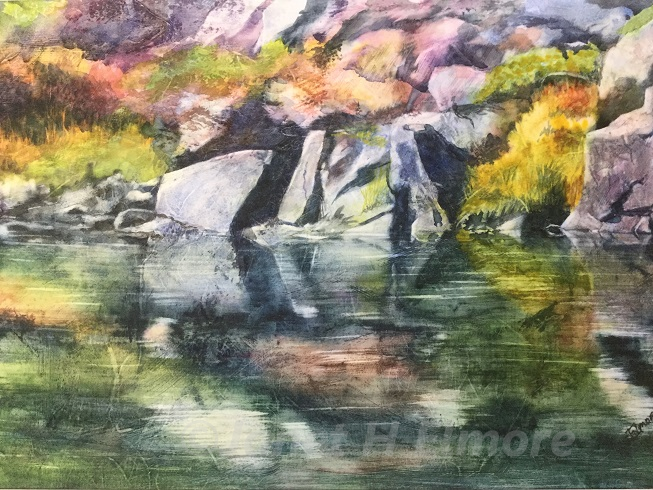 Sierra Reflection Watercolor Painting